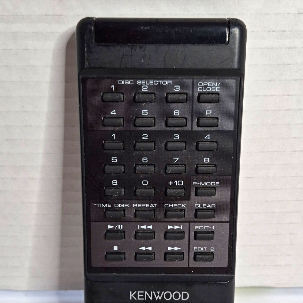 Kenwood RC-P6630 Wireless Remote Control Black Battery Cover Included